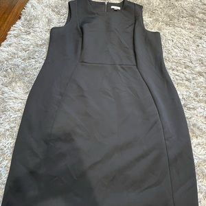 Calvin Klein sleeveless black scuba sheath